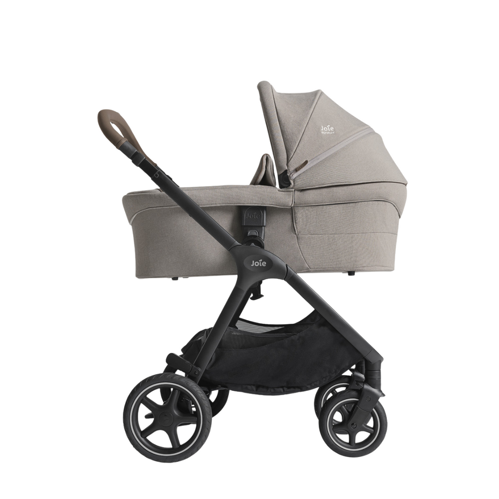 Joie - Carucior pentru copii multifunctional 3 in 1 Finiti Signature Maple (Carucior Finiti + Landou Ramble XL + scoica i-Starter)