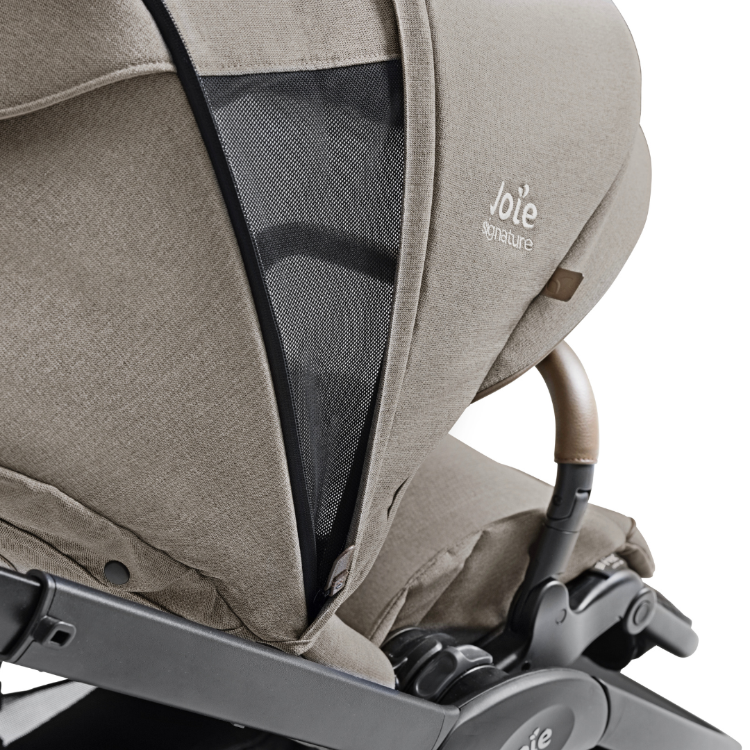 Joie - Carucior pentru copii multifunctional 3 in 1 Finiti Signature Maple (Carucior Finiti + Landou Ramble XL + scoica i-Starter)