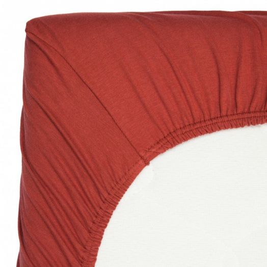 Bamboo Fitted Sheet 60 x 120 cm Rosewood