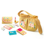 Geanta din bumbac cu accesorii, Djeco