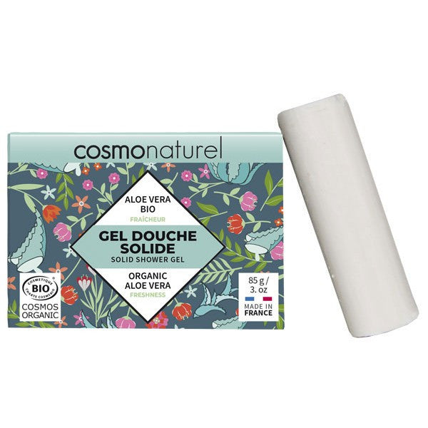 Organic Solid Shower Gel with Aloe Vera 85g COSMO NATUREL