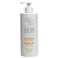 Skinhaptics shower gel with natural oils, ideal for gentle cleansing of skin and hair, suitable for babies, children, and parents, 400 ml