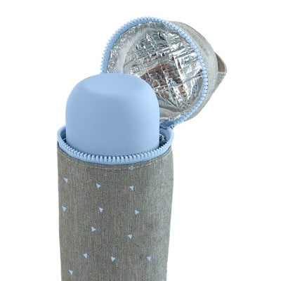 Geanta izoterma Miniland Silky Azure 500 ml