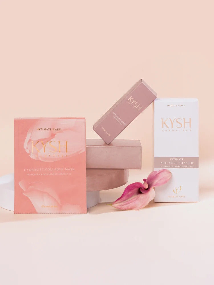 Kysh Cosmetics Set Ritual Intim Anti-aging Menopauza cu Gel Masca si Crema, testat dermatologic