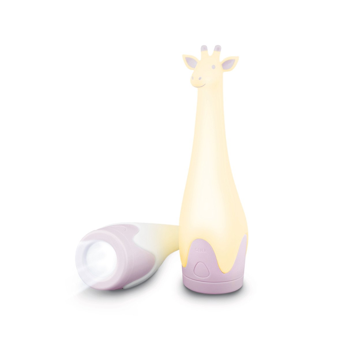Gina Pink Night Light with Flashlight
