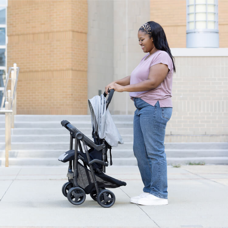 Graco - Carucior de gemeni DuoRider Steeple Gray