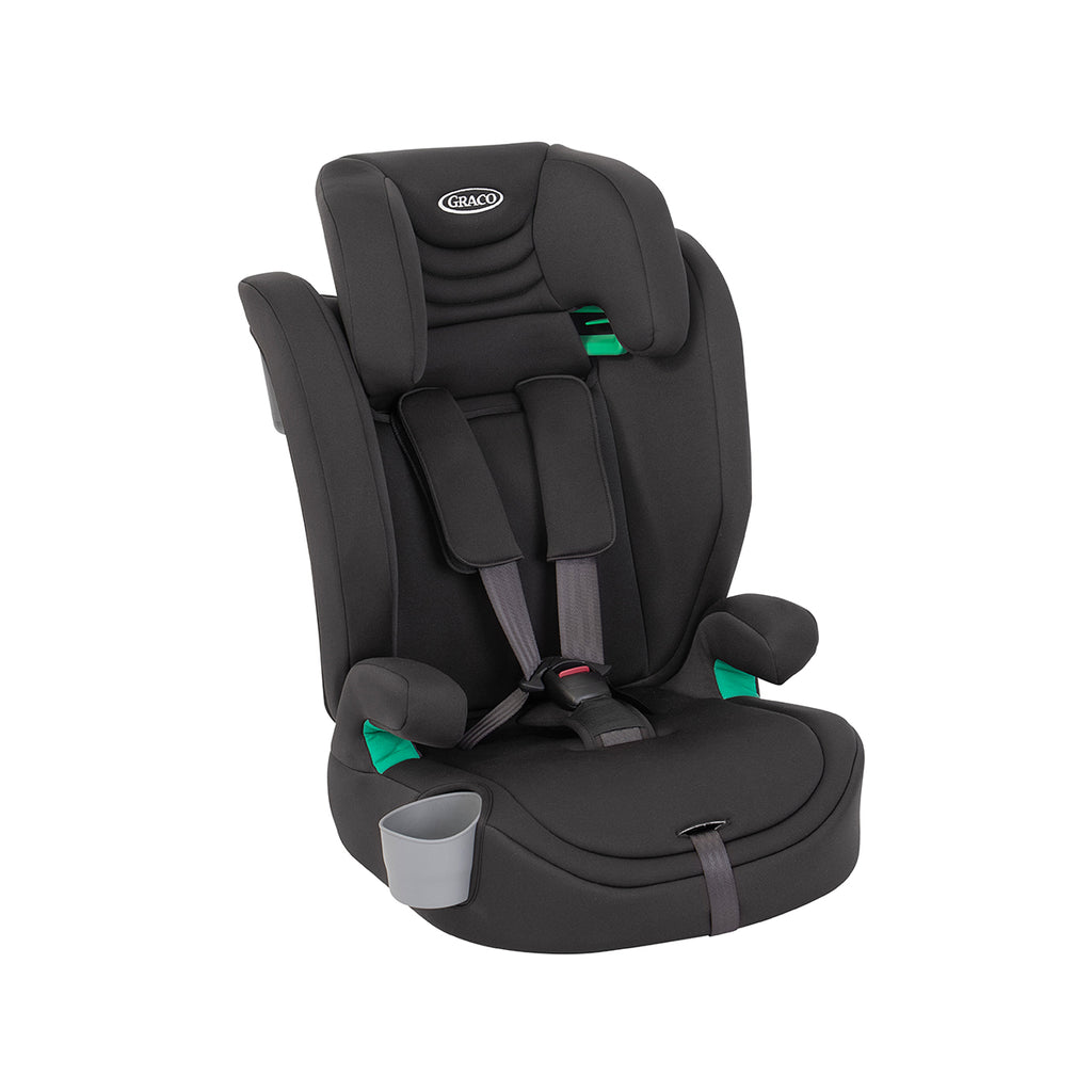 Graco - Scaun auto Eldura Midnight, 76-150 cm, certificat R129