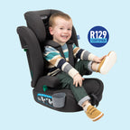 Graco - Scaun auto Eldura Midnight, 76-150 cm, certificat R129