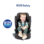 Graco - Scaun auto Eldura Midnight, 76-150 cm, certificat R129