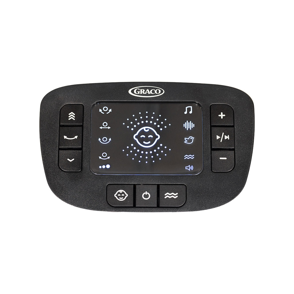 Graco - Leagan electric Eluma Sway cu tehnologie inteligenta de detectare a plansului, pentru bebelusi, alb Rori