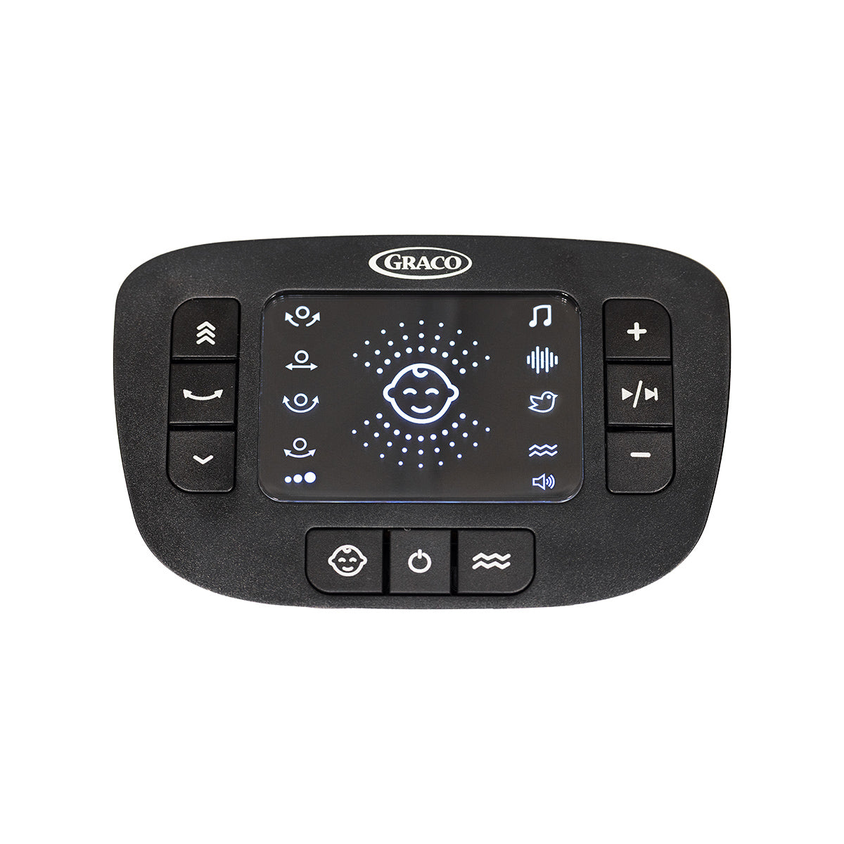 Graco - Leagan electric Eluma Sway cu tehnologie inteligenta de detectare a plansului, pentru bebelusi, alb Rori