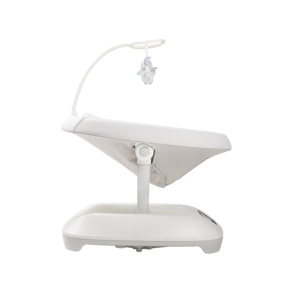 Graco - Leagan electric Eluma Sway cu tehnologie inteligenta de detectare a plansului, pentru bebelusi, alb Rori