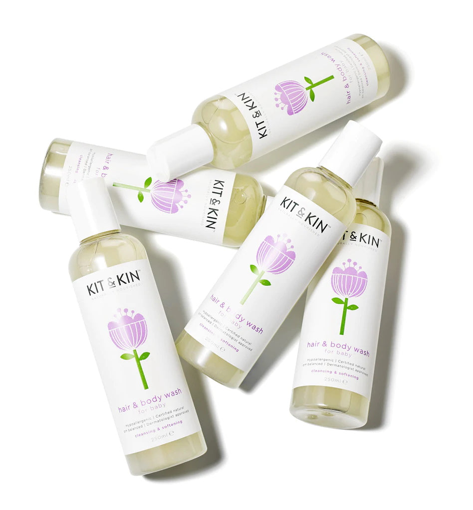Sampon si gel de dus pentru copii Kit&Kin 250ml