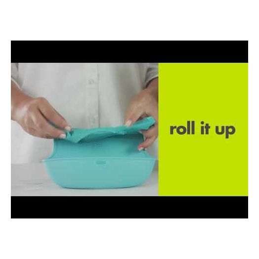 Teal Foldable Bib