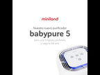 Purificator Miniland Babypure 5, cu lumina UV si Ionizare