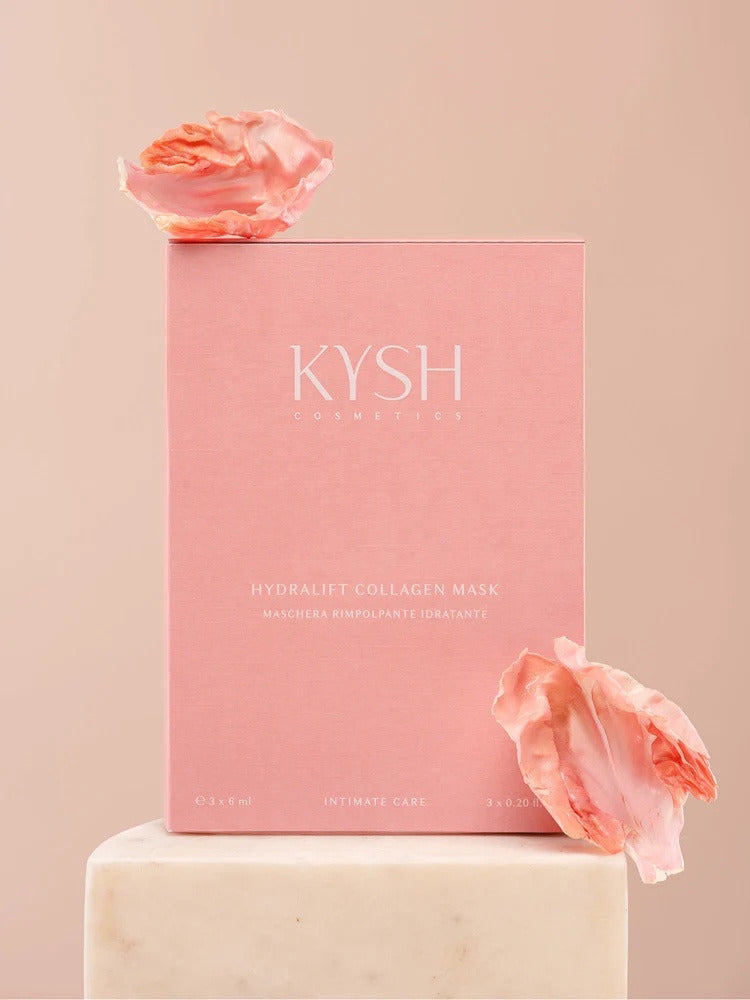 Kysh Cosmetics Masca pentru Zona Intima cu Colagen Hydralift 6 ml cu textura din fibre de bambus