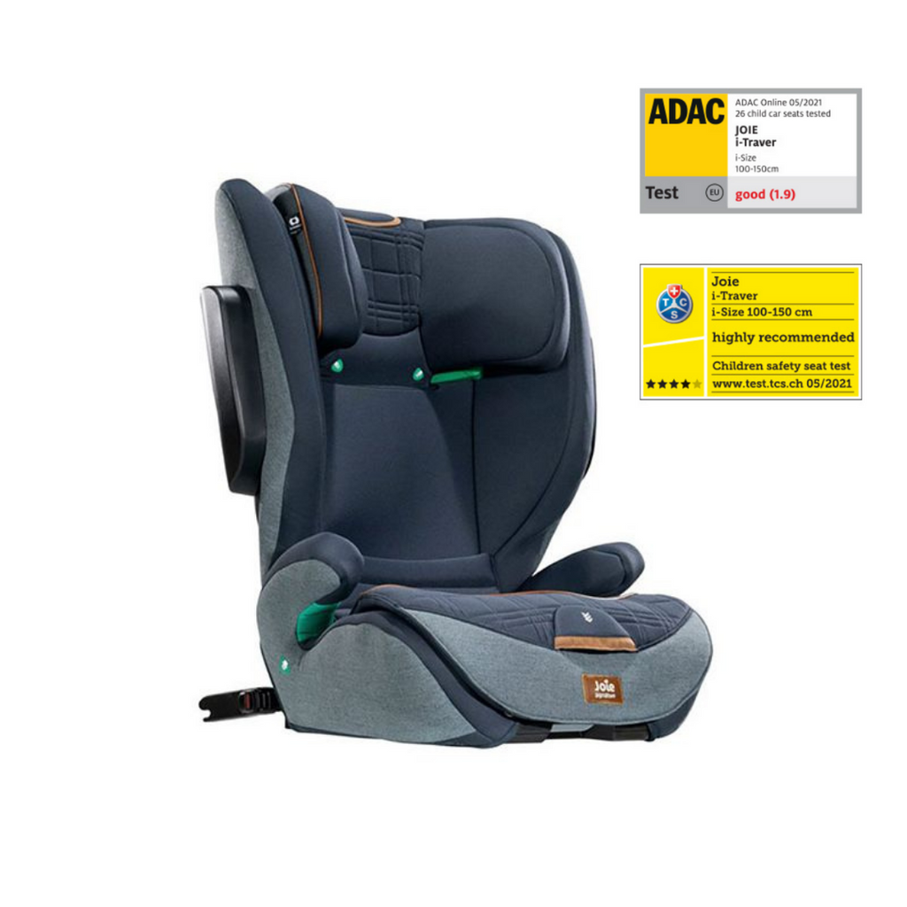 Joie - Scaun auto i-Traver Signature Harbour, 100 - 150 cm, testat ADAC si certificat R129