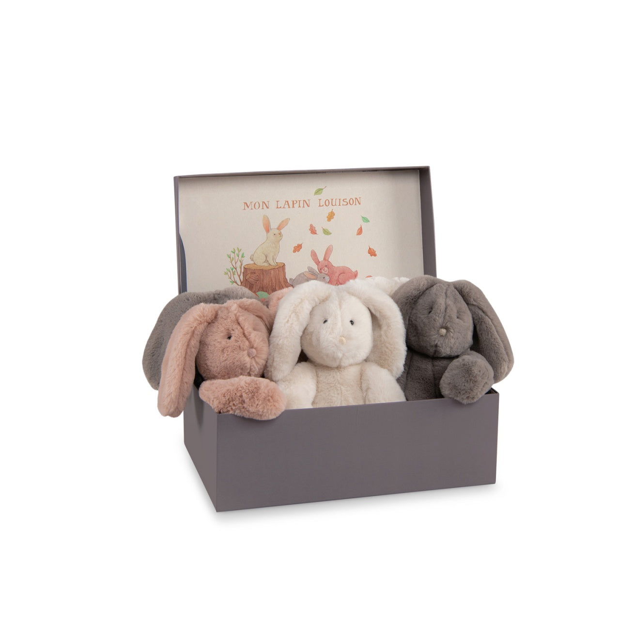 Iepuras Luison din plus roz pudrat, Moulin Roty