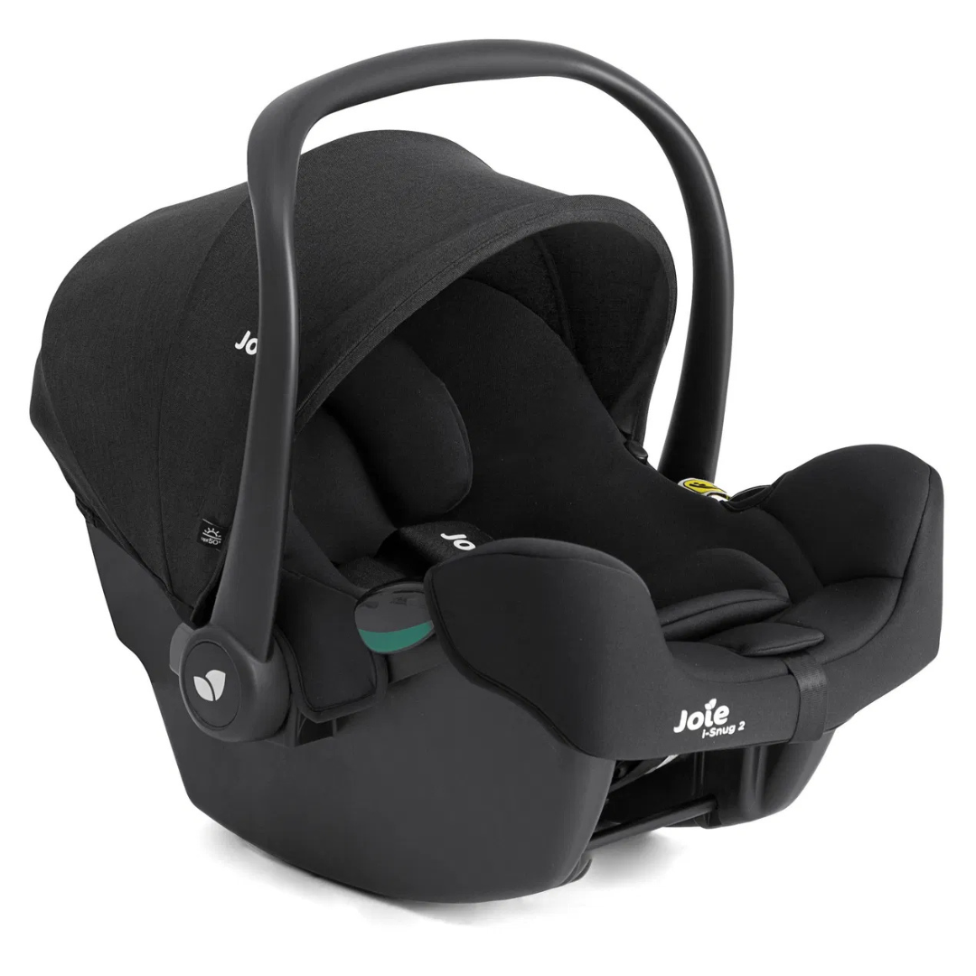 Joie - Scoica auto i-Snug 2 cu tetiera reglabila, 40-75 cm, Raven, testata ADAC si certificata R129