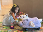 Prince Lionheart Hairies Ride-On Inflatable Toy - Fun and Safe Ride for Children - Magic Unicorn