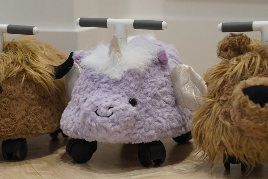 Prince Lionheart Hairies Ride-On Inflatable Toy - Fun and Safe Ride for Children - Magic Unicorn