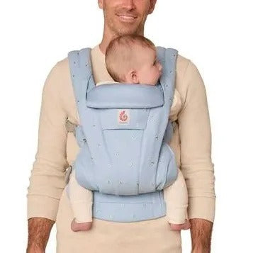 Omni Deluxe Cotton Serene Blue Flowers Carrier