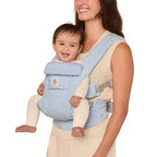 Omni Deluxe Cotton Serene Blue Flowers Carrier
