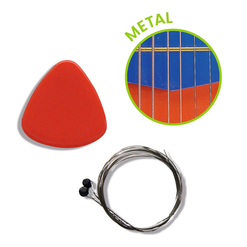 Instrument muzical Chitara din lemn cu 6 corzi, Djeco