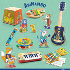 Instrument muzical Rain stick din lemn, Djeco