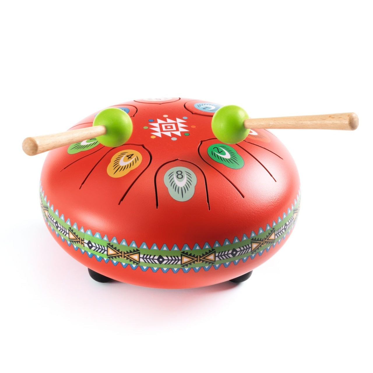 Instrument muzical Toba metalica rosie, Djeco
