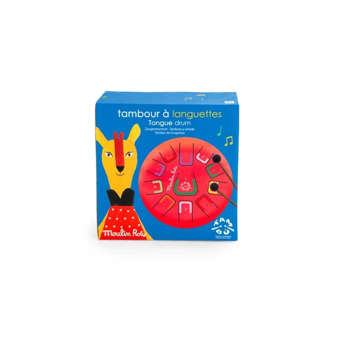 Instrument muzical Toba metalica rosie, Moulin Roty