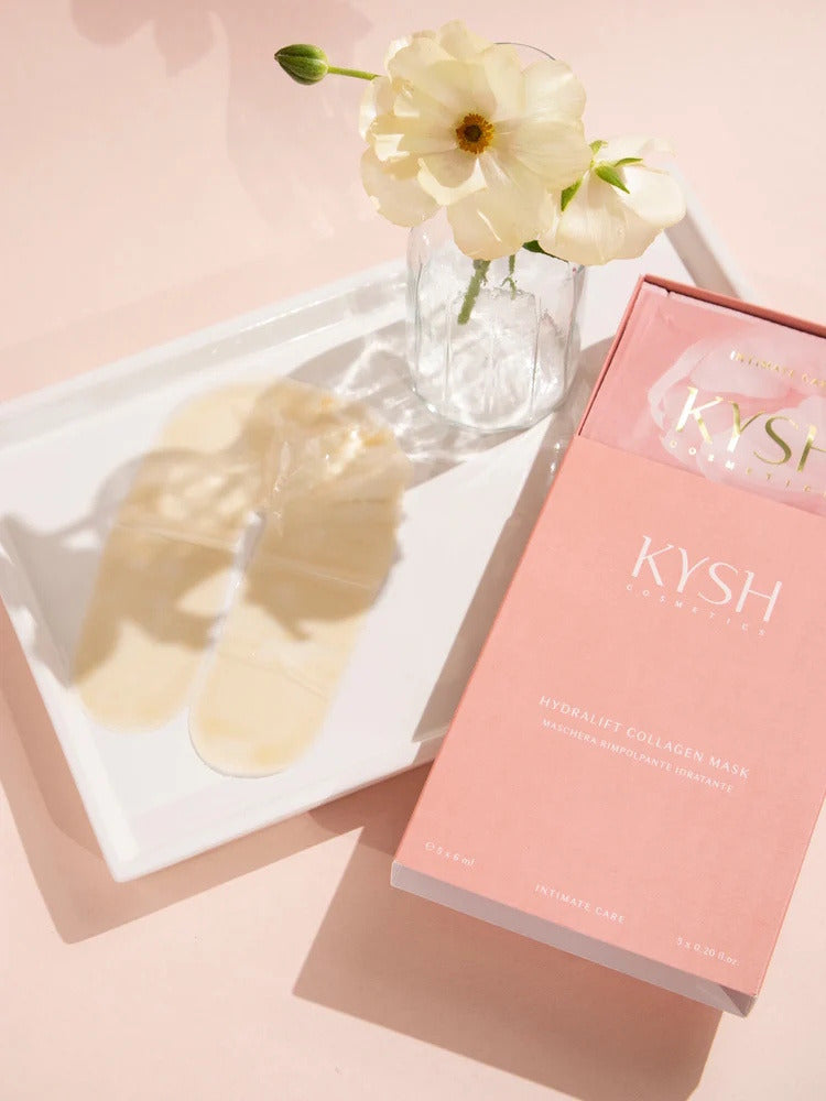 Kysh Cosmetics Masca pentru Zona Intima cu Colagen Hydralift 5x6 ml fibre de bambus testata dermatologic
