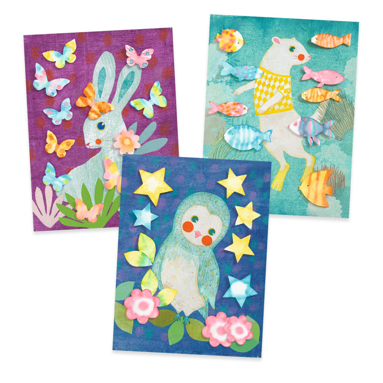 Joc creativ de decorat cu hartie, Djeco