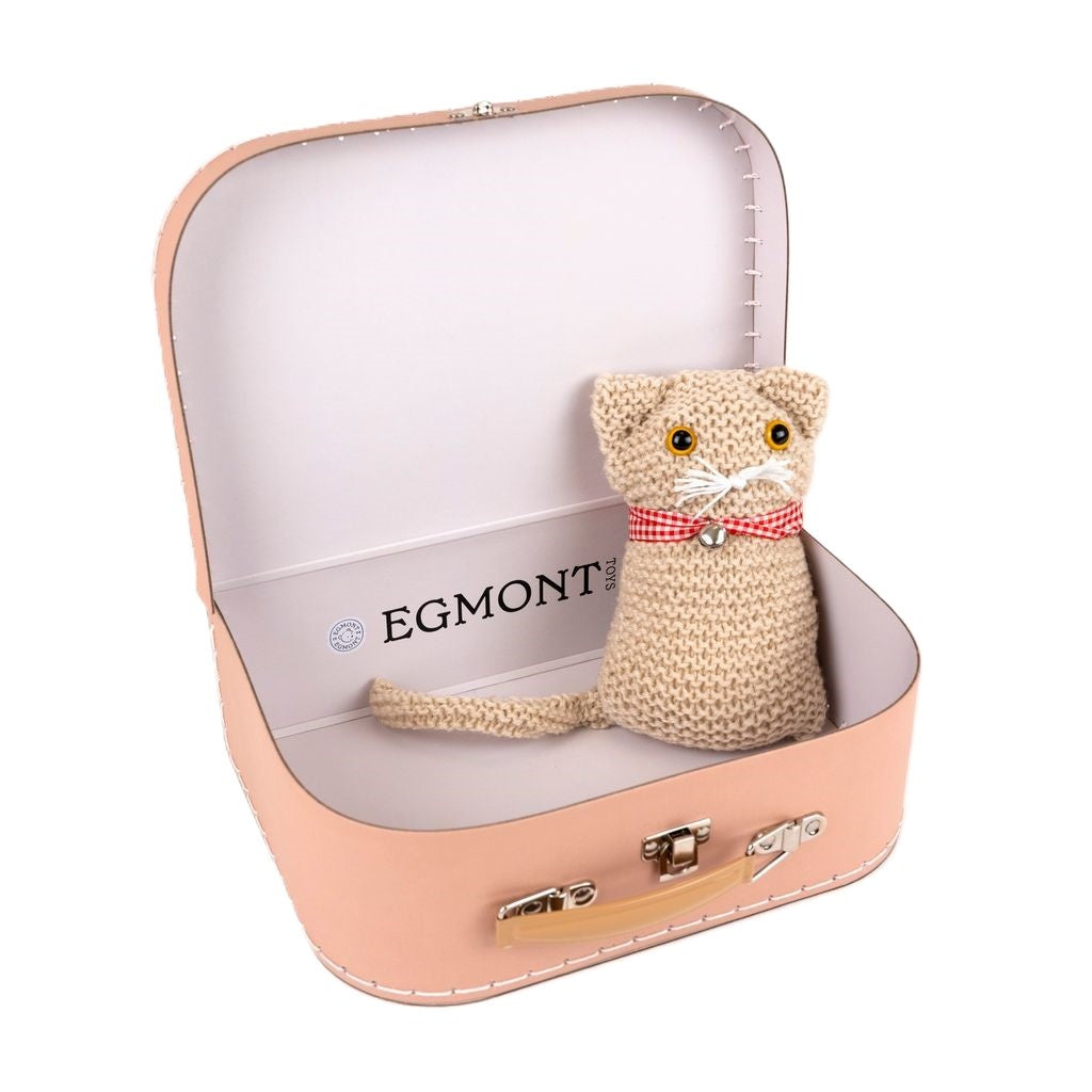 Egmont Toys Joc creativ de tricotat pisicuță, set cu lână, andrele și umplutură, copii 6 ani+