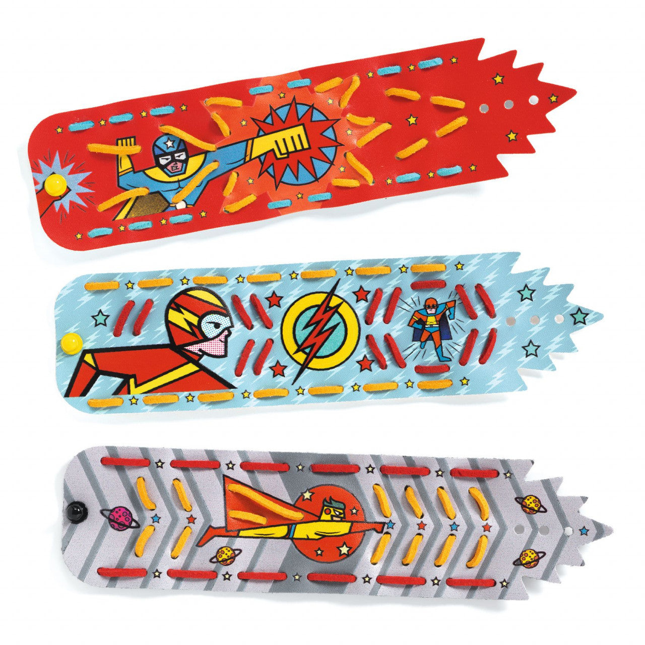 Joc creativ DIY Bratari cu superputeri, Djeco