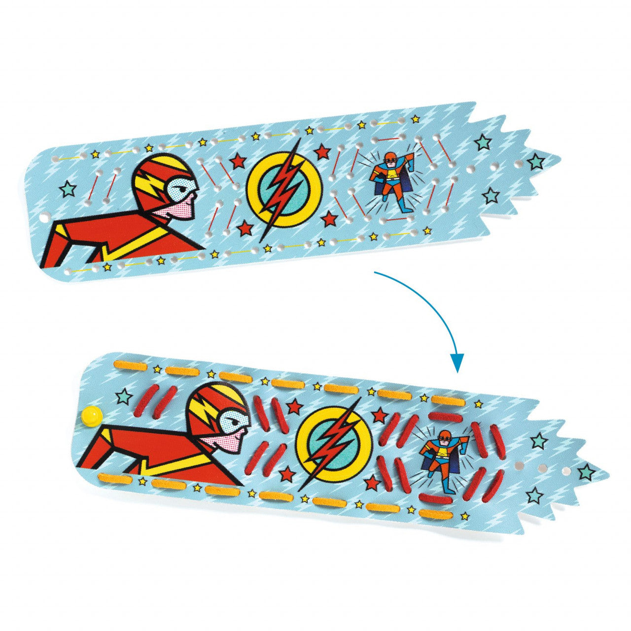 Joc creativ DIY Bratari cu superputeri, Djeco