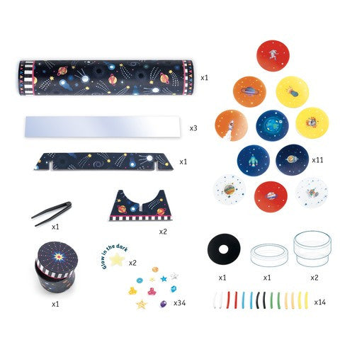 Joc creativ DIY Caleidoscop Imersiune în spatiu, Djeco
