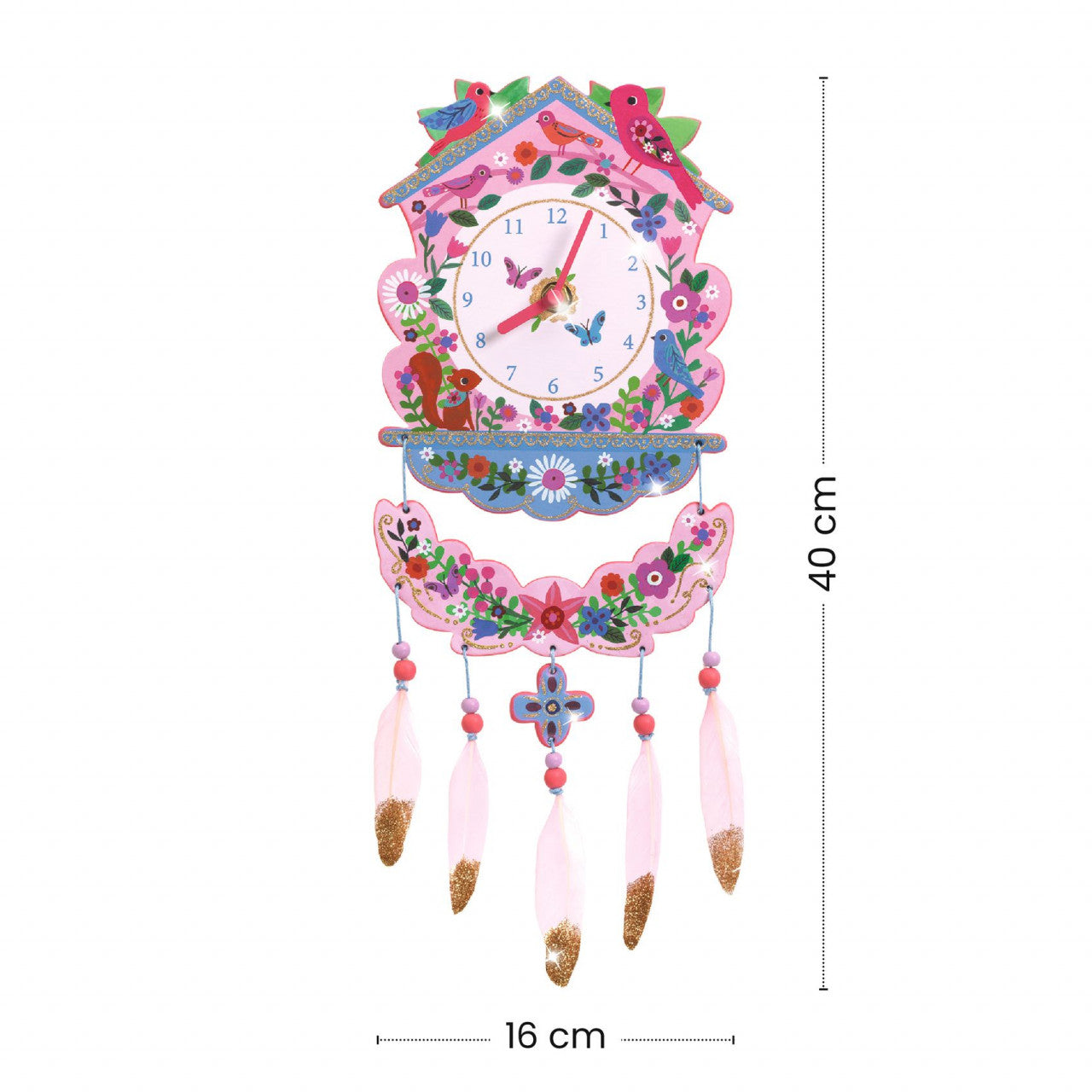 Joc creativ DIY Ceas de perete, Djeco