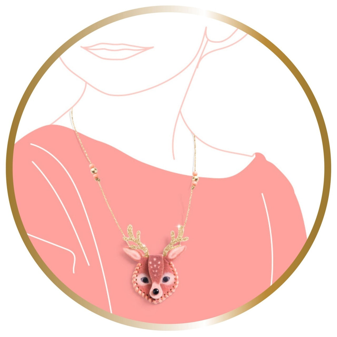 Joc creativ DIY Coliere secrete, Djeco