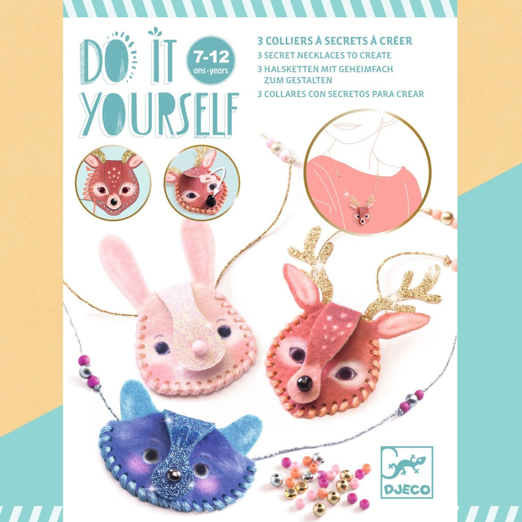 Joc creativ DIY Coliere secrete, Djeco