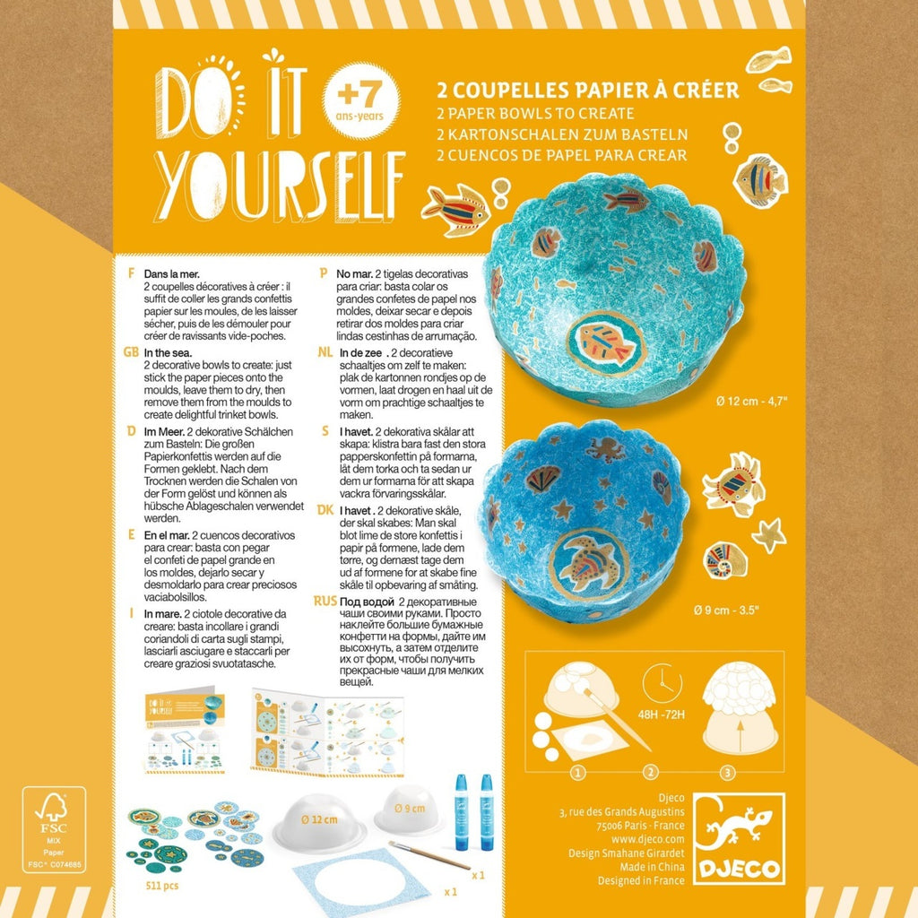 Joc creativ DIY In mare, Djeco