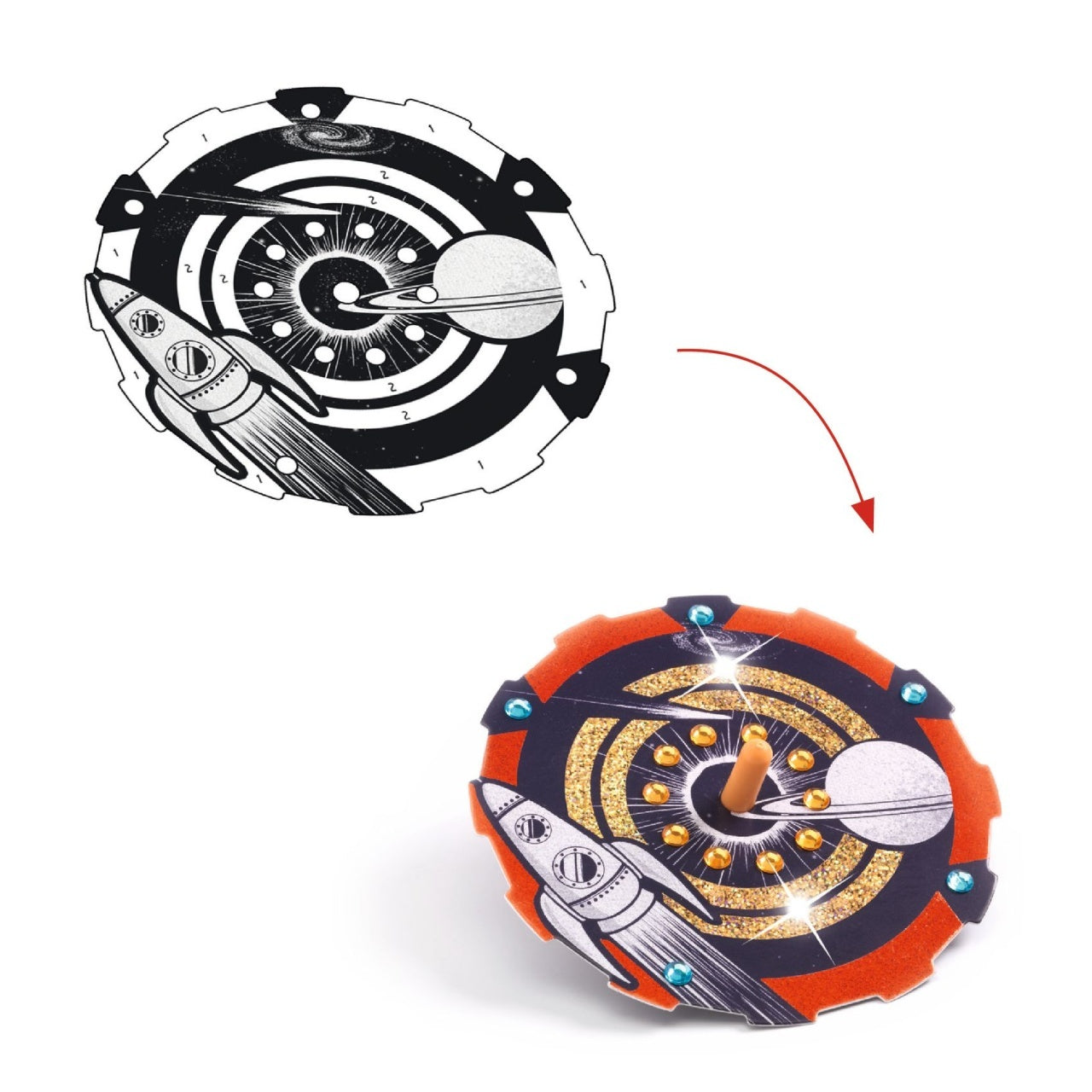 Joc creativ DIY Titirezi cosmos, Djeco