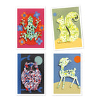 Joc creativ pictura cu bile din sticla Animale, Djeco
