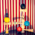 Joc de indemanare Kendama din lemn, Svoora