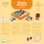 Joc de memorie Mix & Match, Djeco