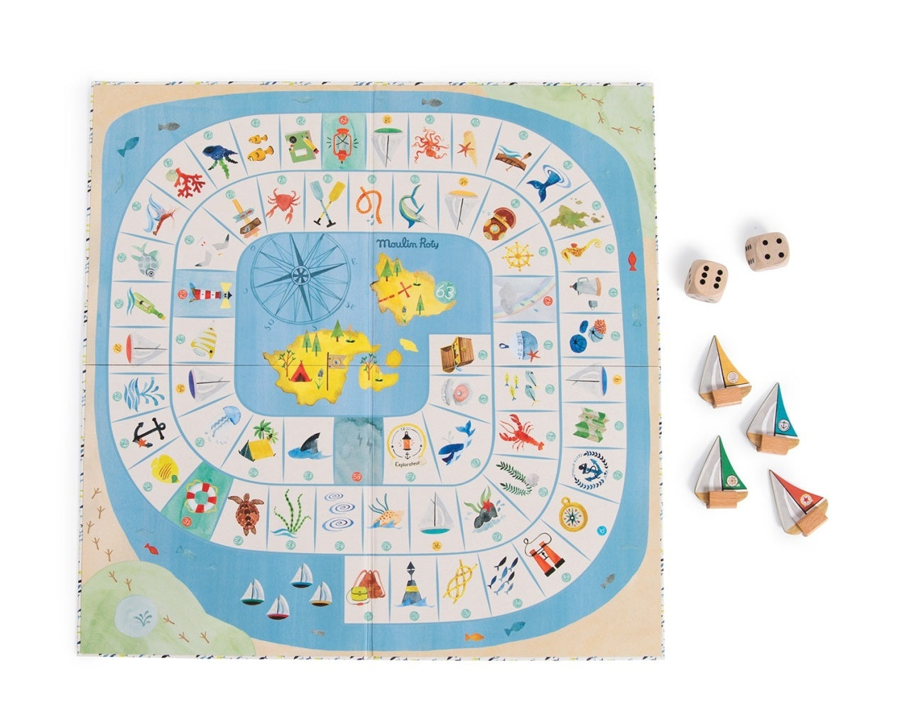 Joc de societate Excursie pe insula comorilor, Moulin Roty