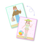 Joc educativ cu magnet de imbracat personaje, Djeco