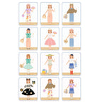Joc educativ cu magnet de imbracat personaje, Djeco