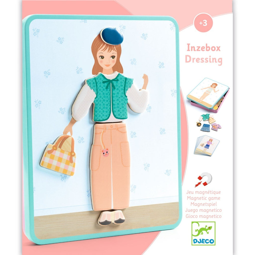 Joc educativ cu magnet de imbracat personaje, Djeco