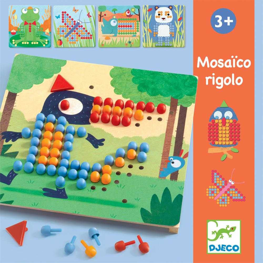 Joc educativ Mozaic rigolo, Djeco